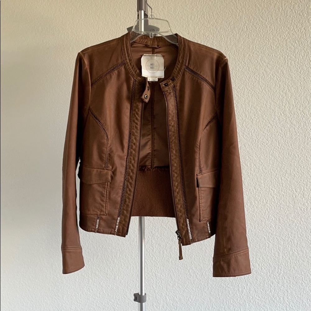Anthropologie leather jacket
